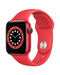 שעון חכם APPLE WATCH SERIES 6 GPS+CELLULAR 44MM אלומיניום אדום כולל רצועת ספורט בצבע אדום - יבואן רשמי