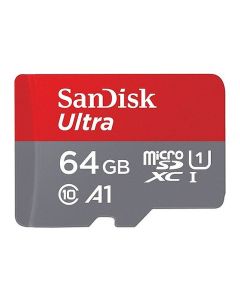 כרטיס זיכרון SANDISK UHS-I SDSQUAR ULTRA ANDROID 64GB 100MB/S A1 CLASS 10