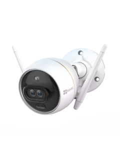 מצלמת אבטחה חיצונית אלחוטית 2 עדשות חכמות EZVIZ C3X Wi-Fi IP כולל ראיית לילה צבעונית