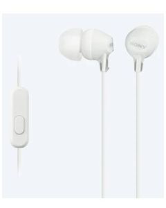 אוזניות + מיקרופון SONY MDR EX15AP IN EAR לבן