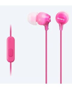 אוזניות + מיקרופון SONY MDR EX15AP IN EAR ורוד