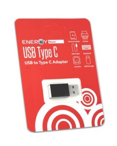 מתאם ENERGY USB - TYPE C OTG שחור