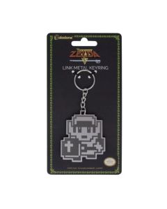 מחזיק מפתחות מונוכרומטי בעיצוב דמותו של לינק ממשחק The Legend of Zelda הראשון
