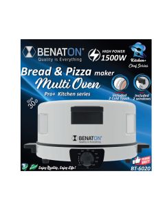 אופה לחמים הטוב בעולם 240°C כולל טרמוסתת BENATON BT-6020 לבן