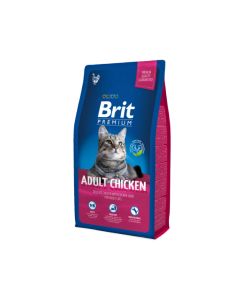 מזון לחתולים בריט פרימיום חתול בוגר עוף (שק מגדלים) 18 ק”ג Brit Premium