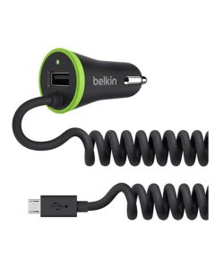 מטען רכב BELKIN 3.4A MICRO USB כולל יציאת USB