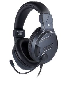אוזניות סטריאו + מיקרופון גיימיניג BIGBEN V3 ל PS4 / PC טיטניום