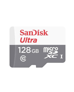 כרטיס זיכרון SANDISK SDSQUNS micro sdhc uhs 128GB gn3mn ultra 80mb/s
