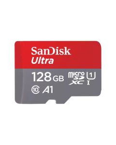 כרטיס זיכרון SANDISK 128GB SDSQUA4 MICROSDXC 120MB/s A1 CLASS 10 UHS-I