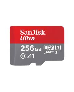 כרטיס זיכרון SANDISK 256GB SDSQUA4 MICROSDXC 120MB/s A1 CLASS 10 UHS-I