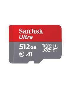 כרטיס זיכרון SANDISK UHS-I SDSQUAR ULTRA ANDROID 512GB 100MB/S A1 CLASS 10