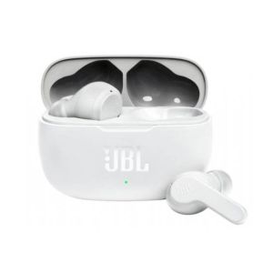 אוזניות אלחוטיות JBL Wave 200 TWS True Wireless - לבן