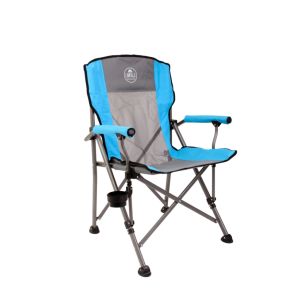כסא שטח מקצועי  CAMP&GO CHIEF CHAIR תכלת/אפור