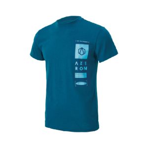 חולצת טי שירט גברים אזטרון DC TECH 2.0 Aztron כחול/ירוק