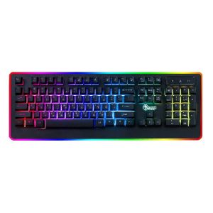מקלדת גיימינג מסדרת METALLIC היוקרתית DRAGON GAMING GEAR gaming keyboard with RGB lights שחור